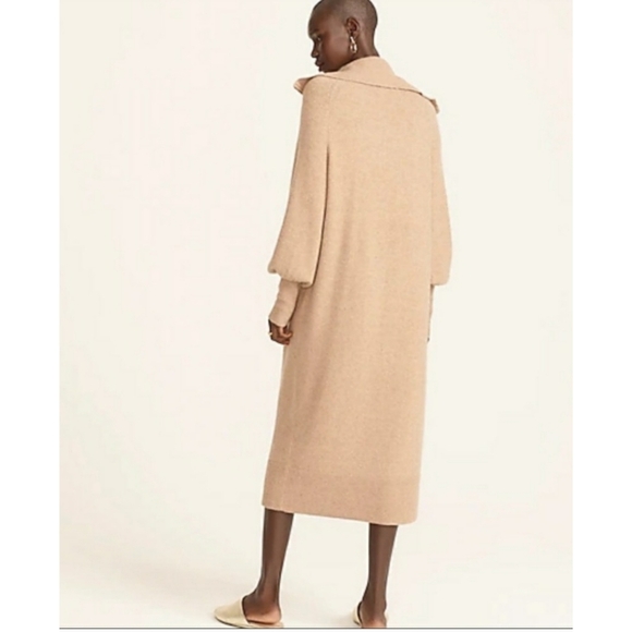 48. J.Crew Half-zip sweater-dress in Supersoft yarn - Picture 3 of 7